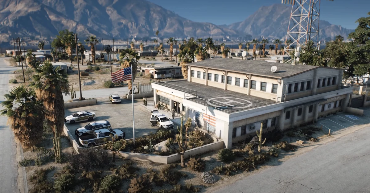 Sandy Shores Sheriff's Dept. x Hospital